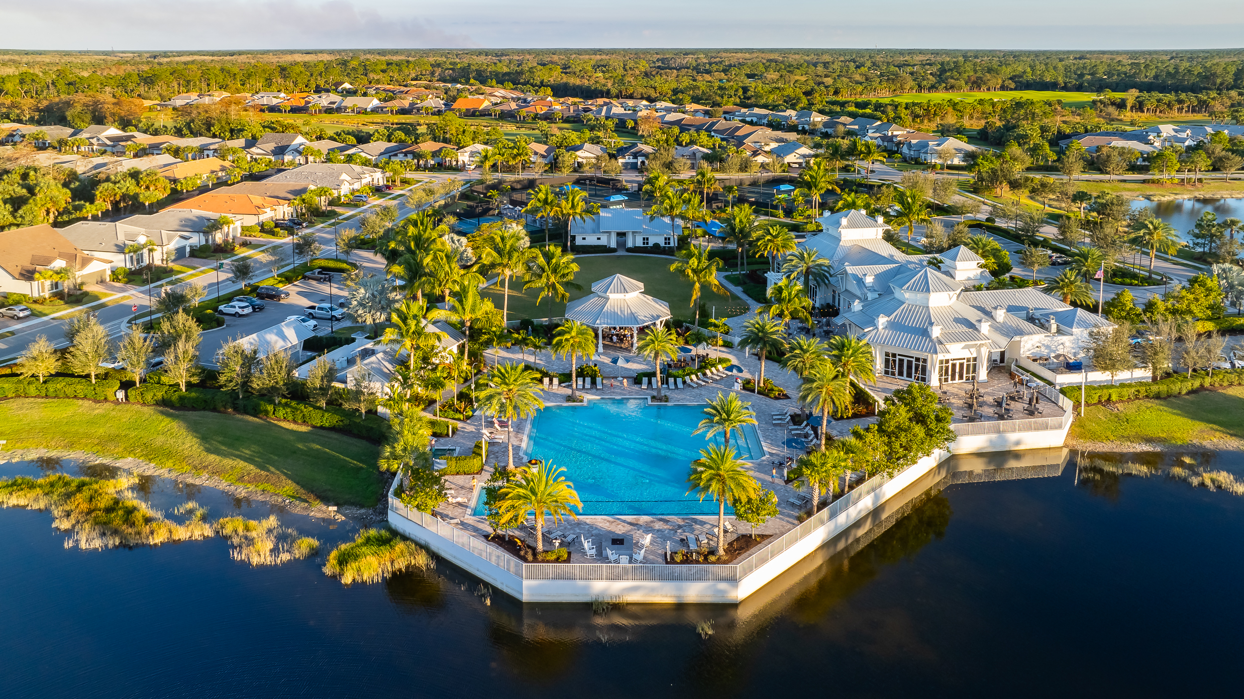 Greyhawk Naples Aerial Stock Photography