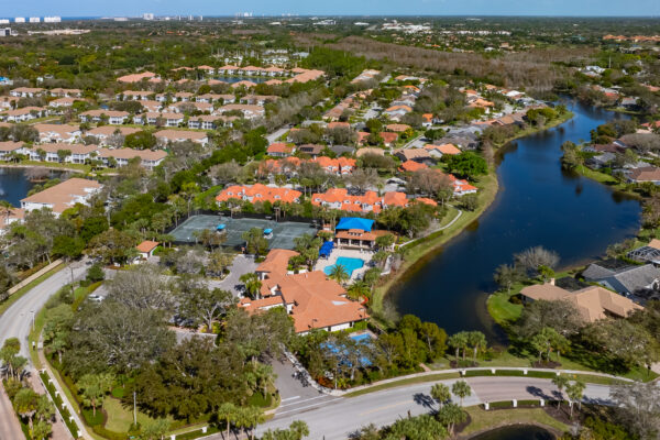 Monteray Clubhouse Naples Aerial Stock Photography