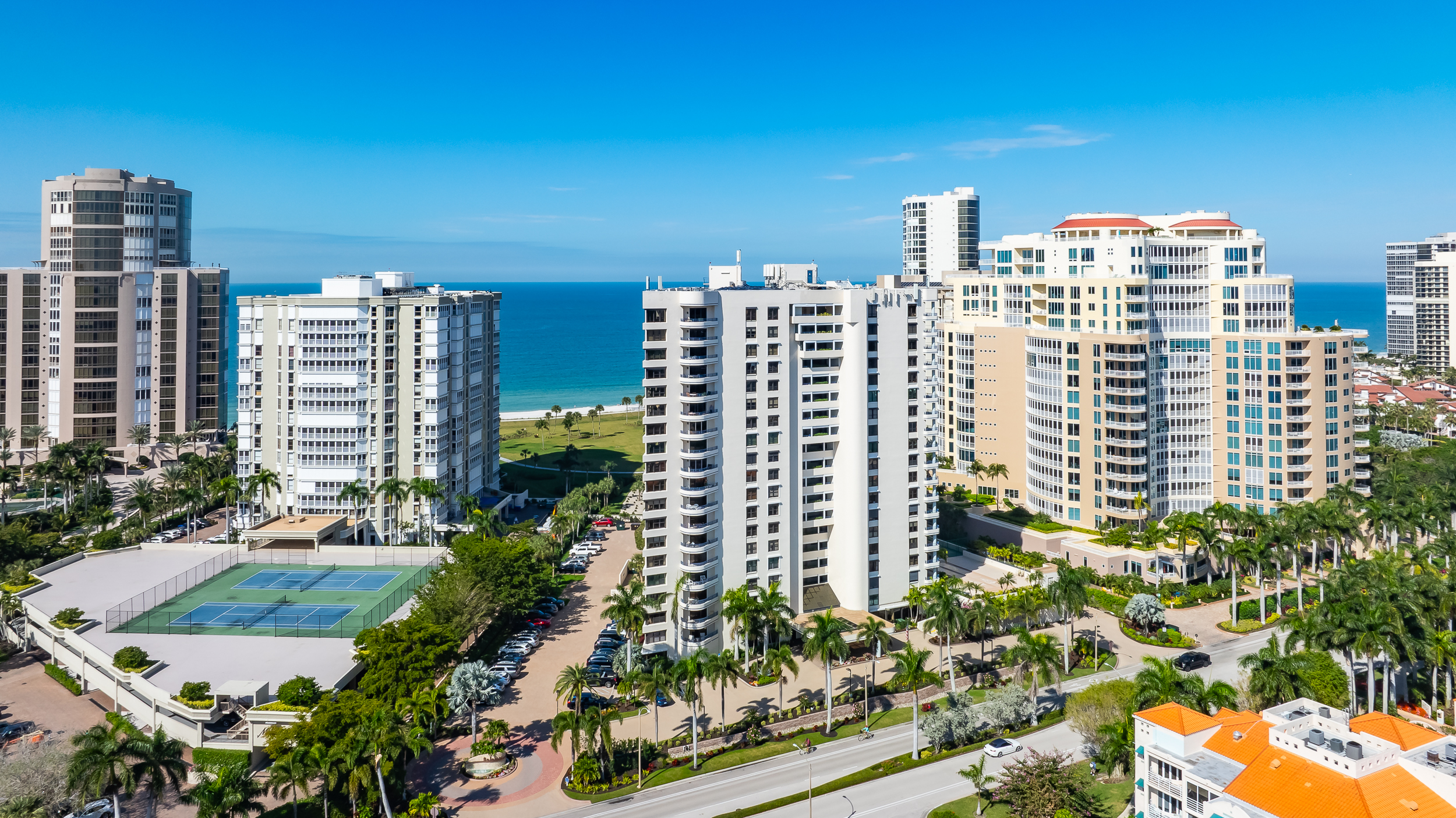 Park Shore Naples Aerial Stock Photography