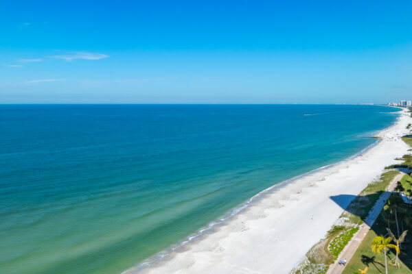Park Shore Naples Beach Aerial Stock Photography-2