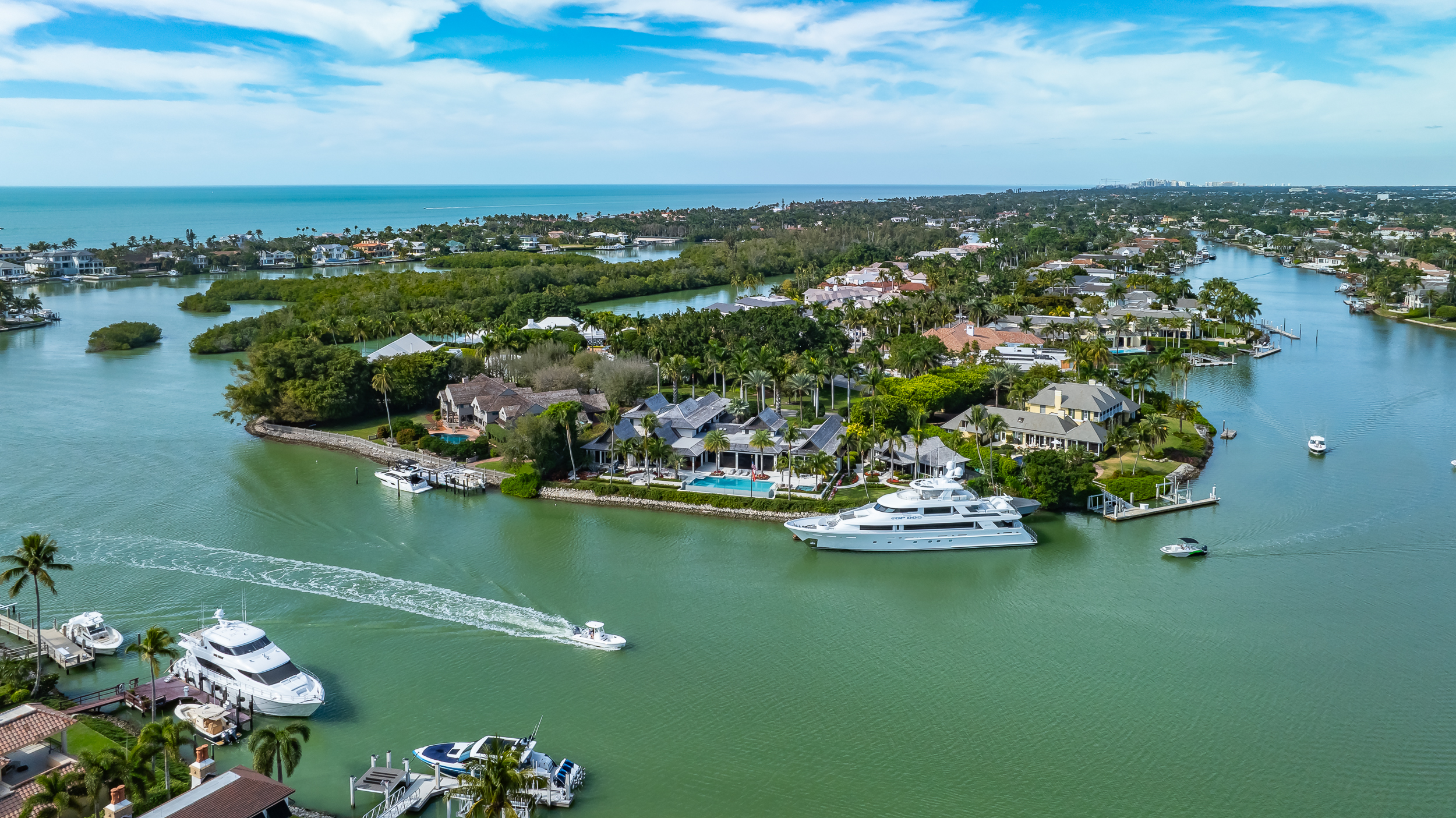 Port Royal Naples Aerial Stock Photography-4
