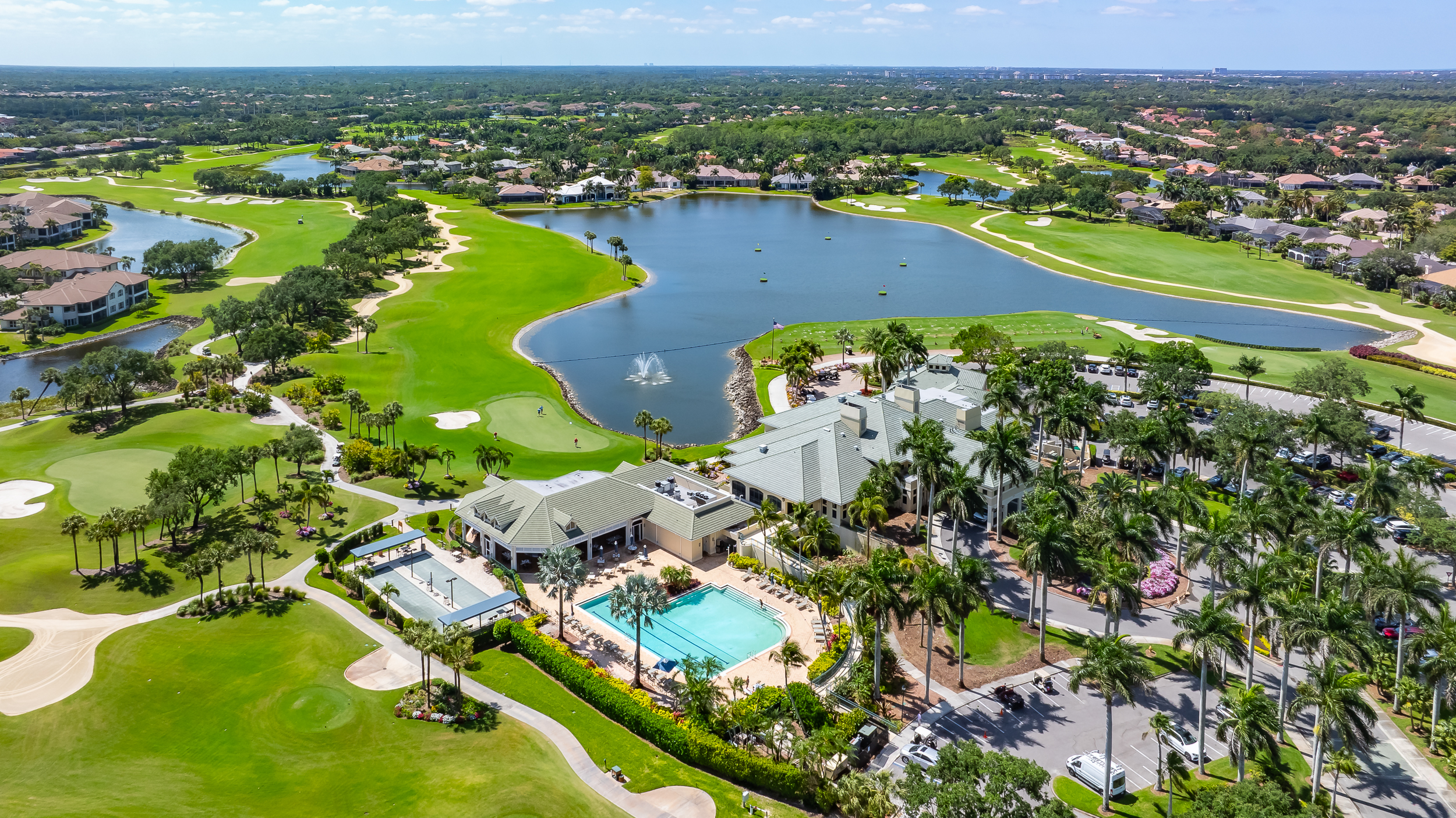 Kensington Golf Naples Aerial Stock Photography-3