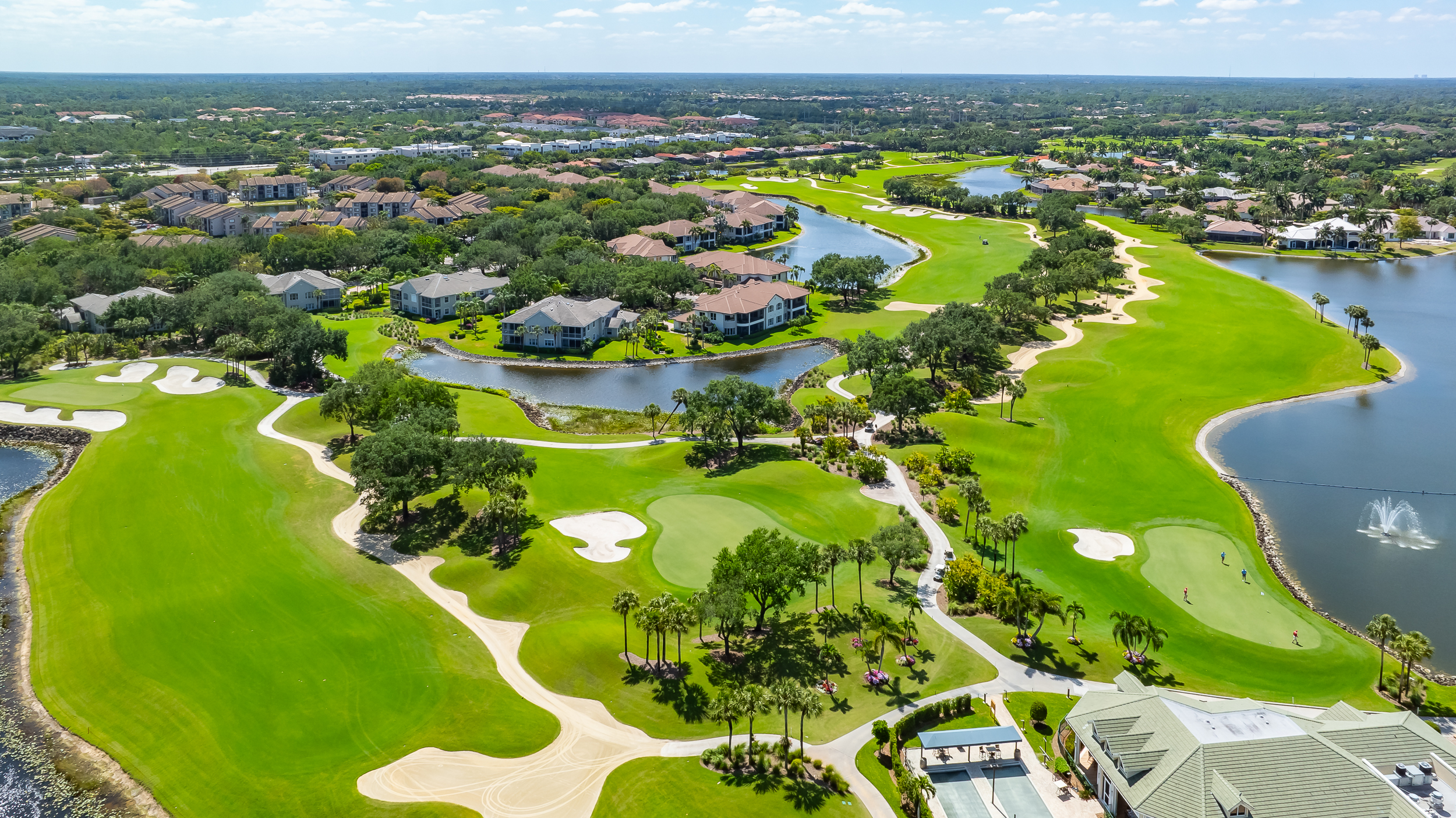 Kensington Golf Naples Aerial Stock Photography-4