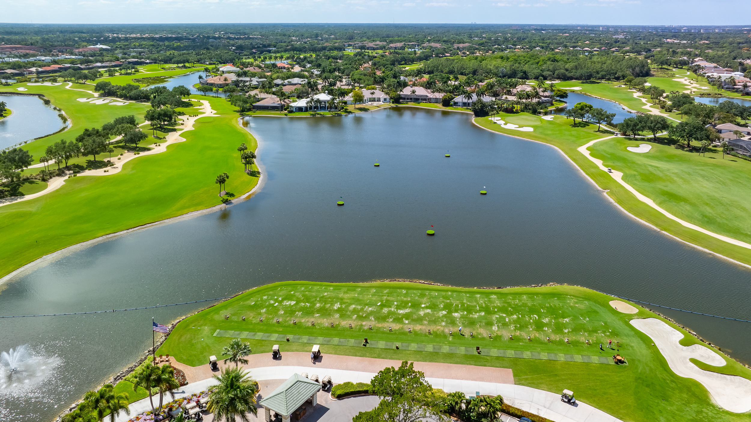 Kensington Golf Naples Aerial Stock Photography-5