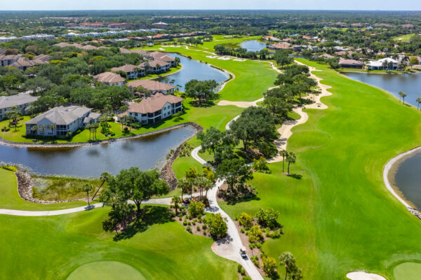Kensington Golf Naples Aerial Stock Photography-7