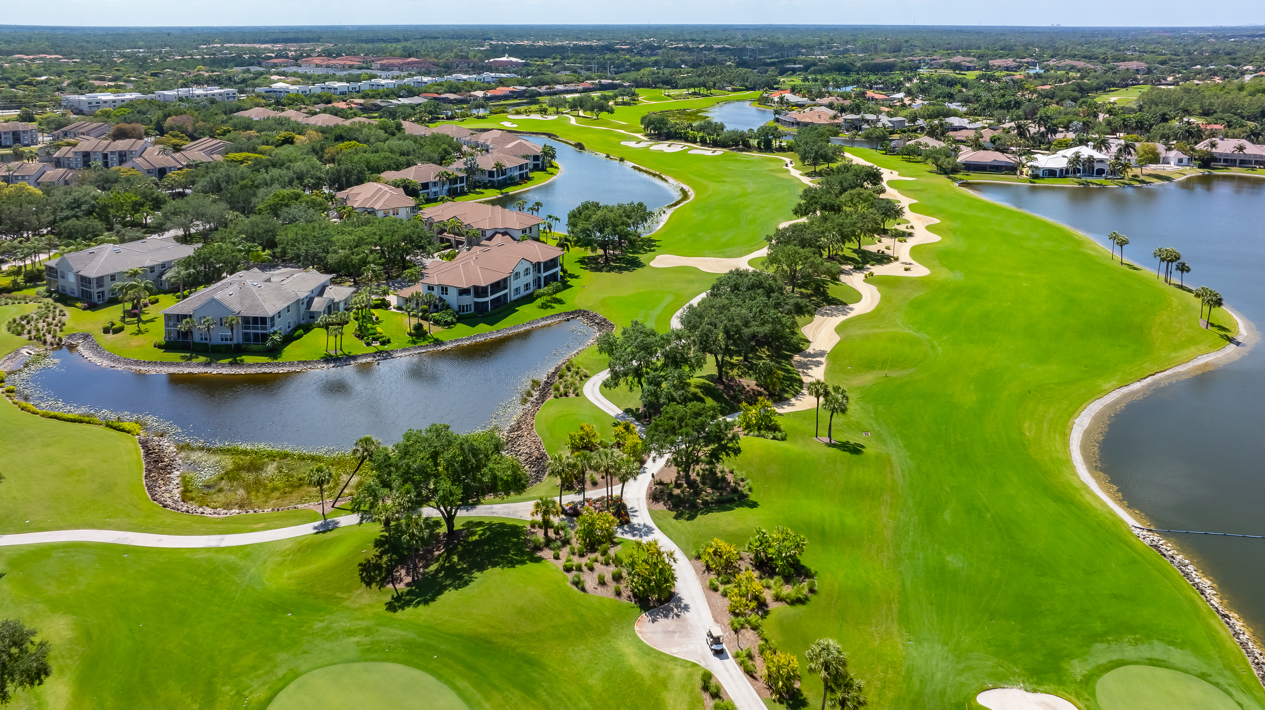 Kensington Golf Naples Aerial Stock Photography-7