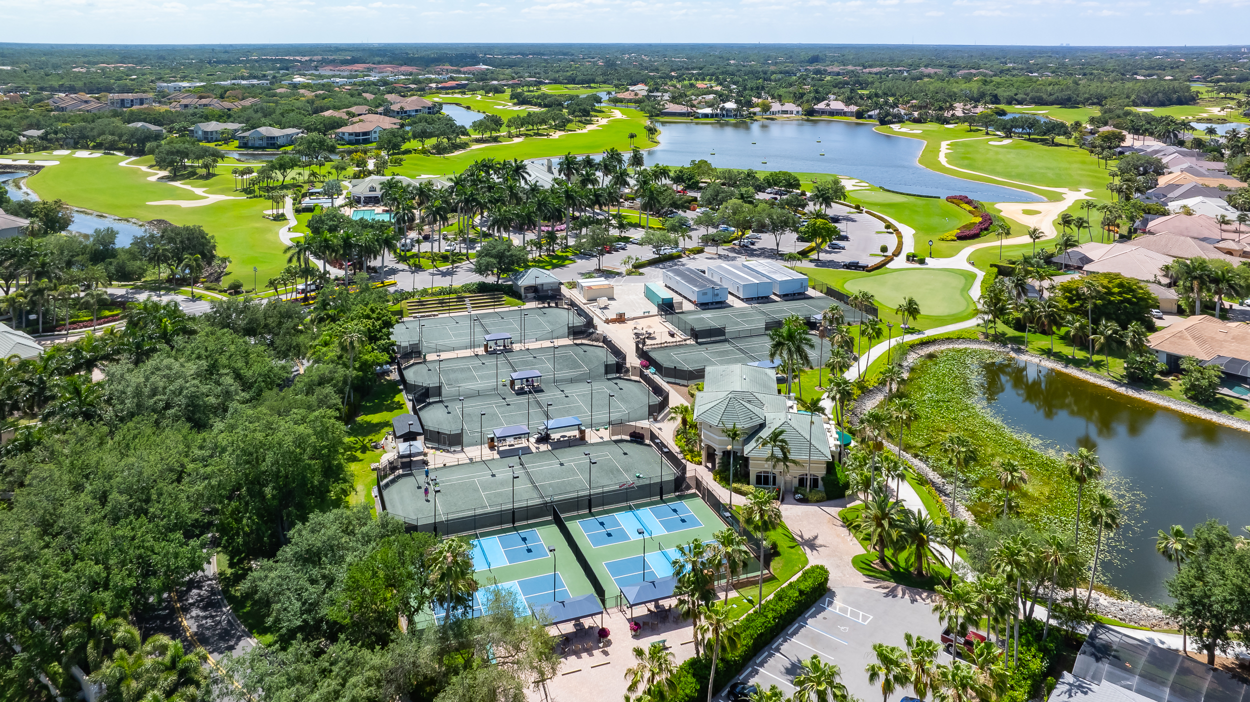 Kensington Golf Naples Aerial Stock Photography