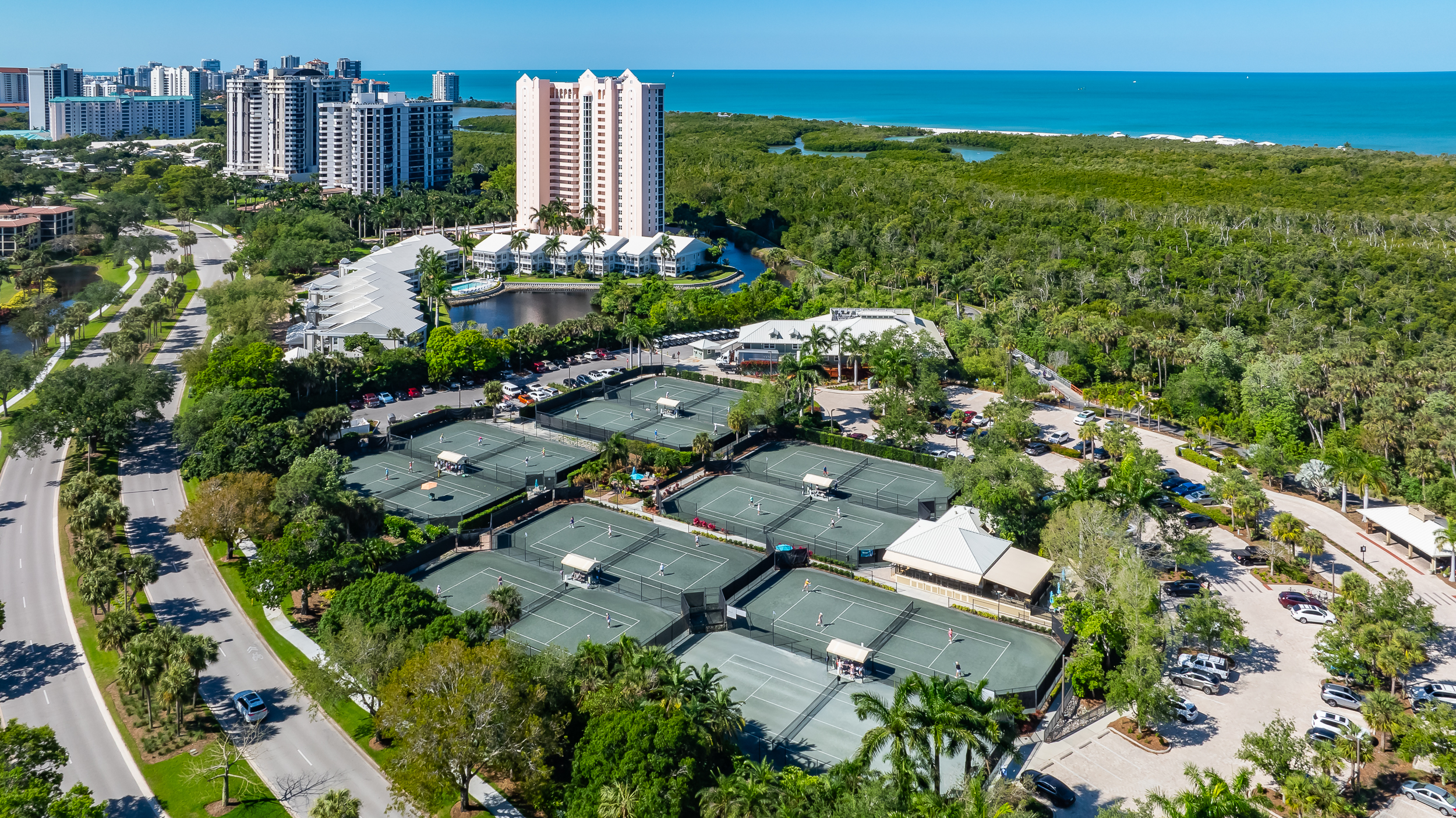 Pelican Bay Aerial Stock Photography