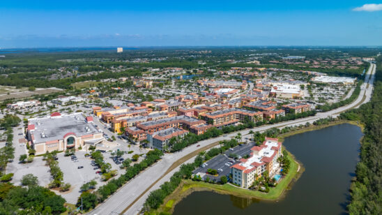 Coconut Point Shopping Aerial Stock Photography-2