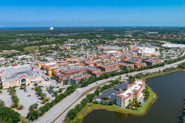 Coconut Point Shopping Aerial Stock Photography-2
