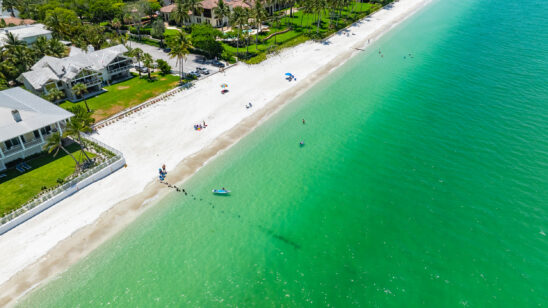 Port Royal Beach Naples Aerial Stock Photography-4