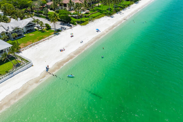 Port Royal Beach Naples Aerial Stock Photography-4