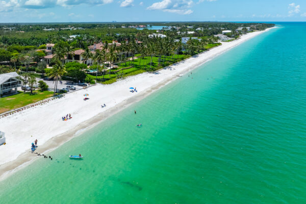 Port Royal Beach Naples Aerial Stock Photography-5