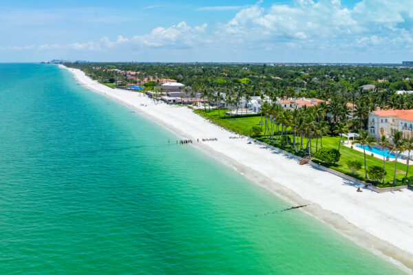 Port Royal Beach Naples Aerial Stock Photography-6