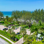 Moorings Beach Naples Aerial Stock Photography