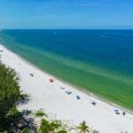 Moorings Beach Naples Aerial Stock Photography-2