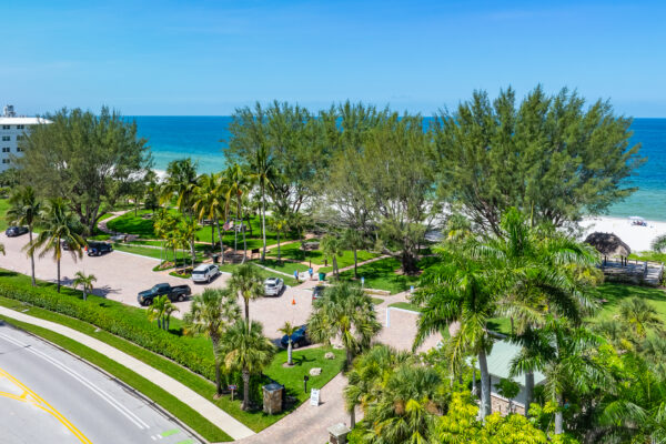 Moorings Beach Naples Aerial Stock Photography