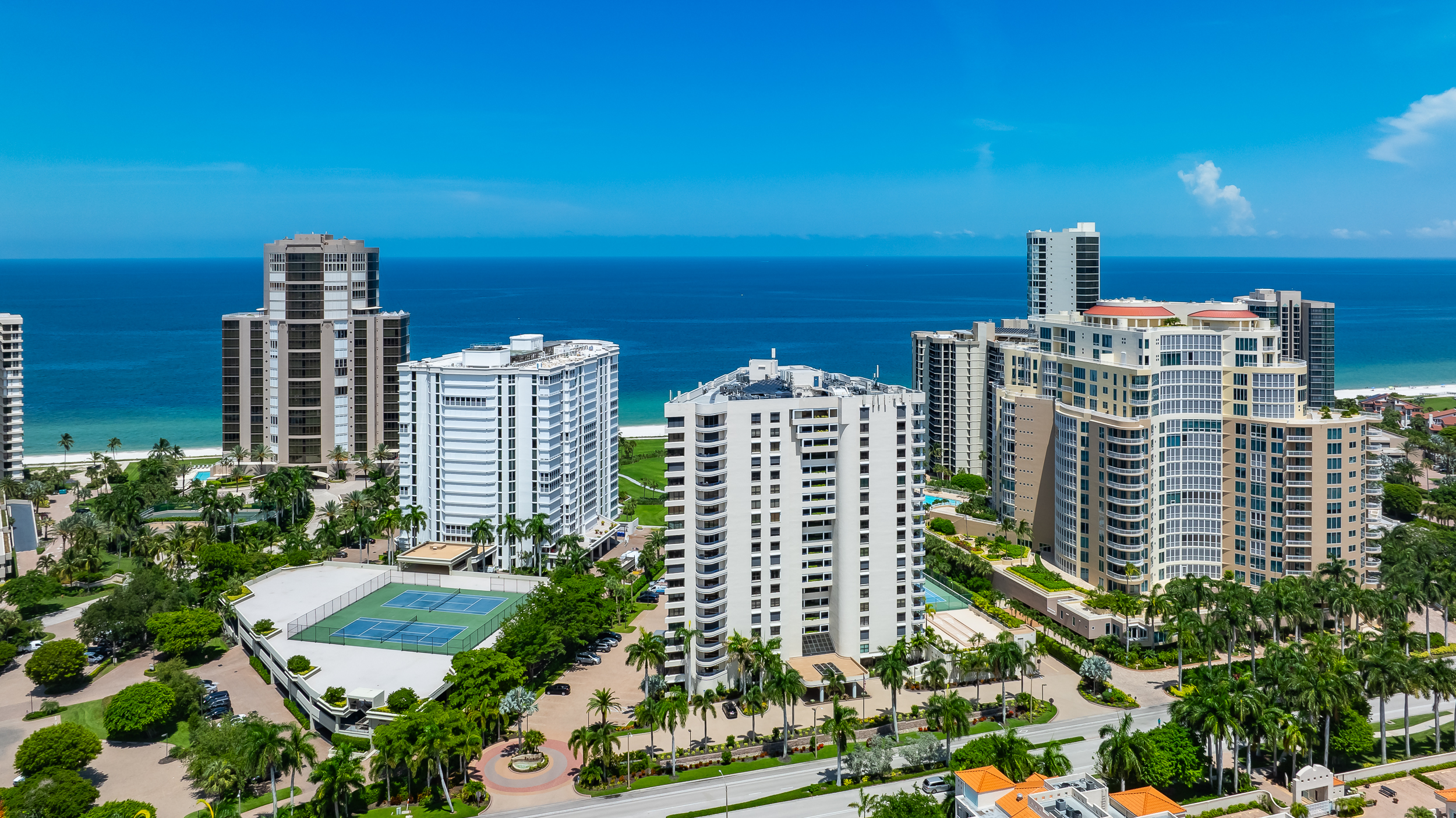 Park Shore North Naples Aerial Stock Photography-4