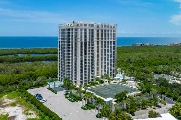 Pelican Bay Naples Aerial Stock Photography