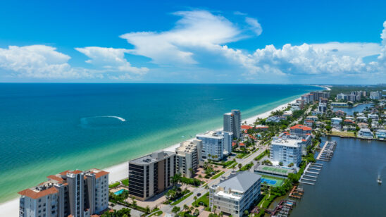 Vanderbilt Beach Naples Aerial Stock Photography-2