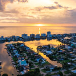 Vanderbilt Beach Sunset Naples Aerial Stock Photography-2