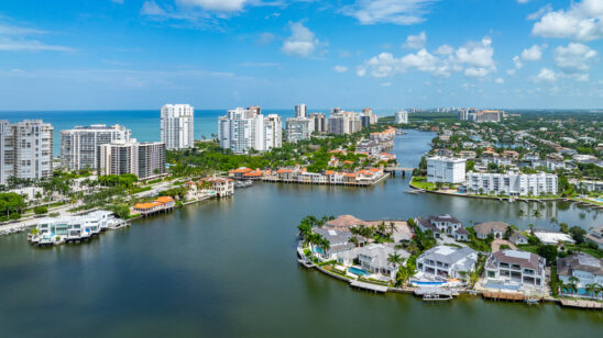 Park Shore Naples Aerial Stock Photography