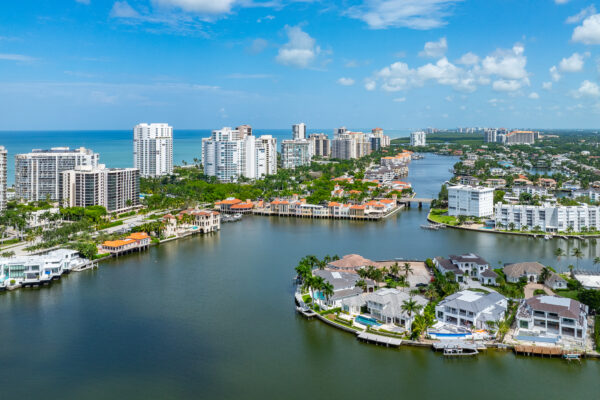 Park Shore Naples Aerial Stock Photography