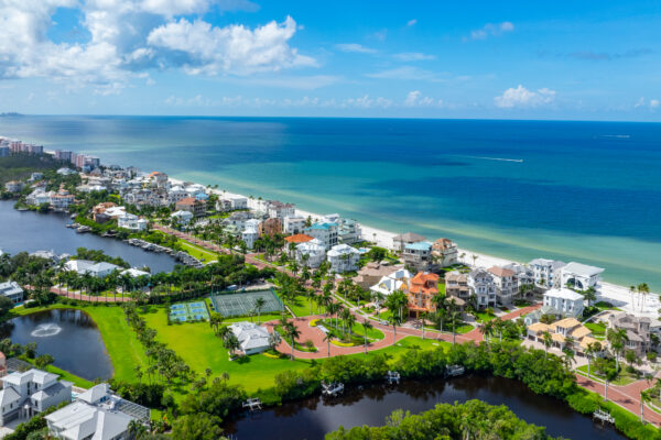 Barefoot Beach Bonita Springs Aerial Stock Photography-3