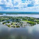 Chokoloskee Island Everglades Aerial Stock Photography