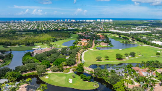 Pelican Marsh Naples Aerial Stock Photography