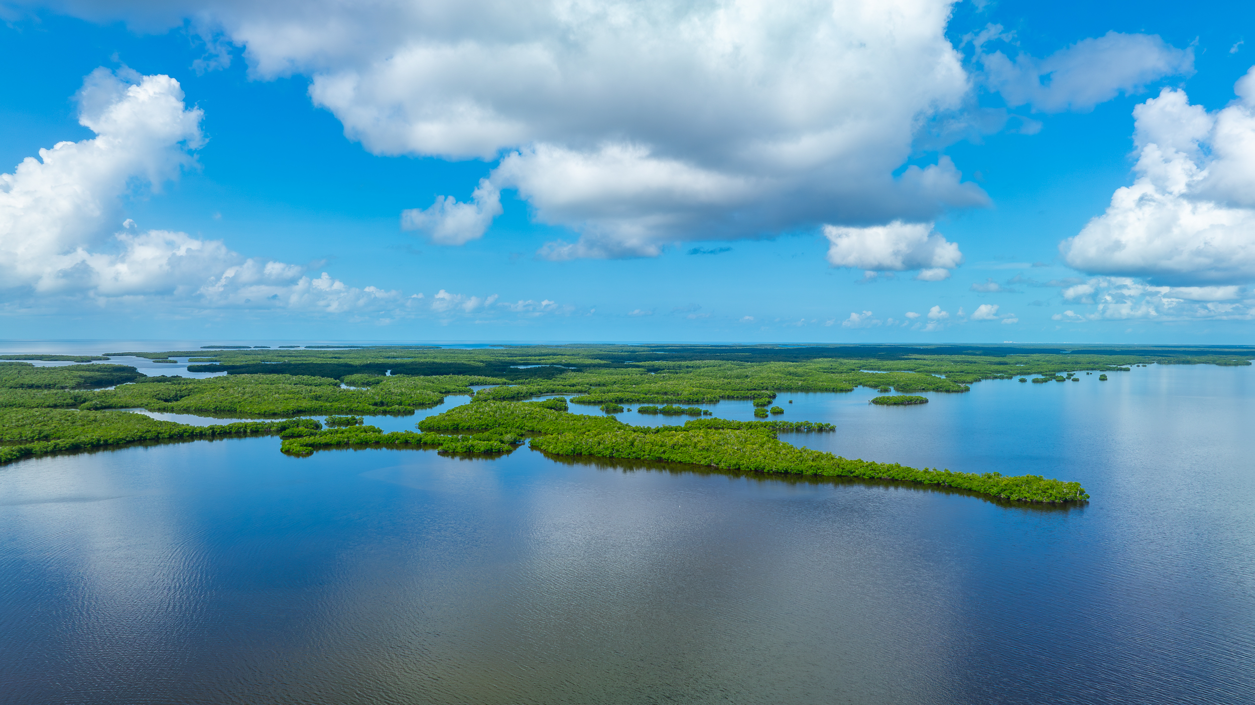 Ten Thousands Islands Everglades National Park Aerial Stock Photography