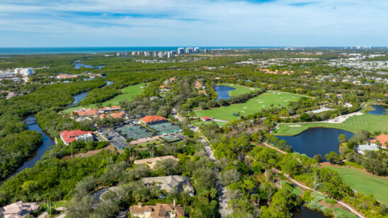 Colliers Reserve Golf Naples Aerial Stock Photography