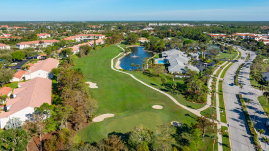 Glen Eagle Golf Naples Aerial Stock Photography-3