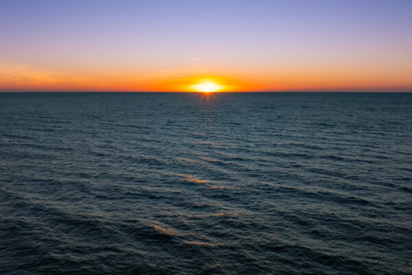 Moorings Beach Sunset Naples Aerial Stock Photography