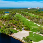 Old Collier Golf Naples Aerial Stock Photography