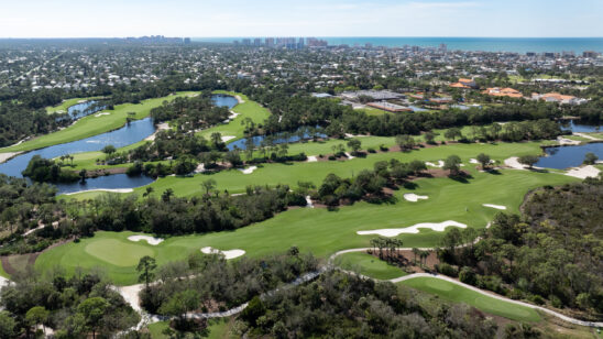 Old Collier Golf Naples Aerial Stock Photography-3