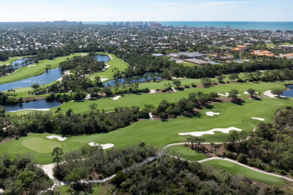 Old Collier Golf Naples Aerial Stock Photography-3
