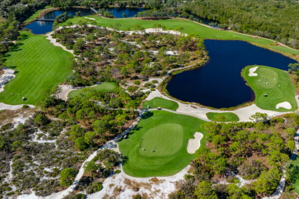 Old Collier Golf Naples Aerial Stock Photography-4