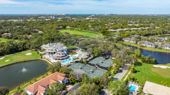 Stonebridge Golf Naples Aerial Stock Photography