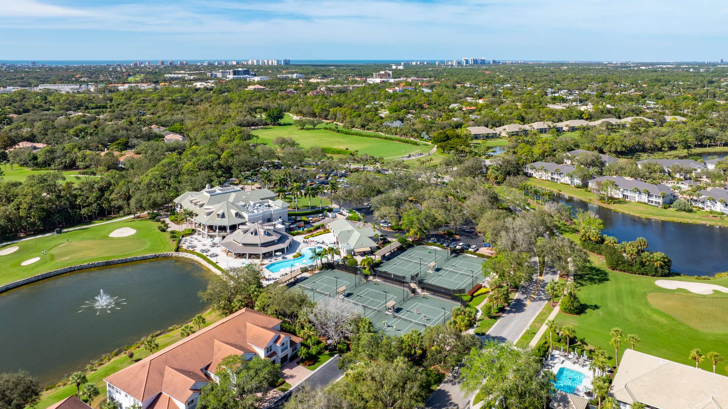 Stonebridge Golf Naples Aerial Stock Photography
