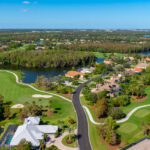 Wildcat Run Golf Estero Aerial Stock Photography