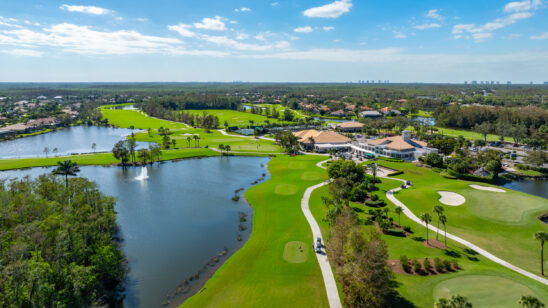 Wildcat Run Golf Estero Aerial Stock Photography-4