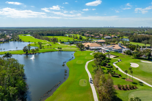 Wildcat Run Golf Estero Aerial Stock Photography-4