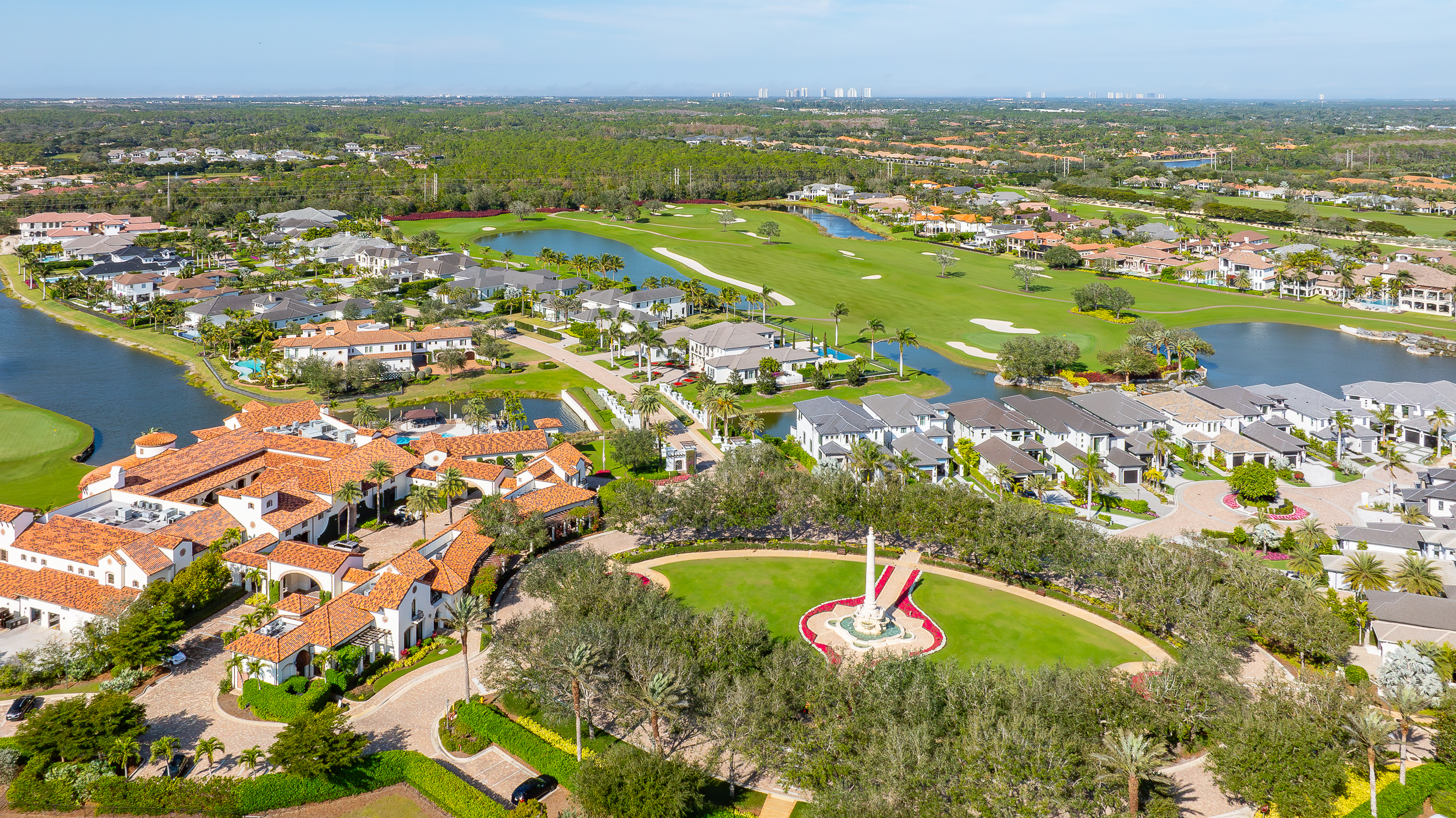 Talis Park Naples Aerial Stock Photography