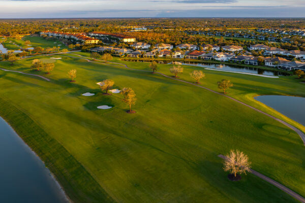 Talis Park Twilight Naples Aerial Stock Photography_-2
