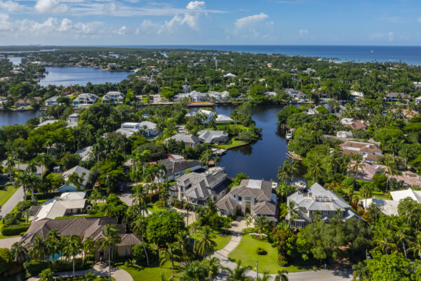 Aqualane Shores Port Royal Naples Aerial Stock Photography-4