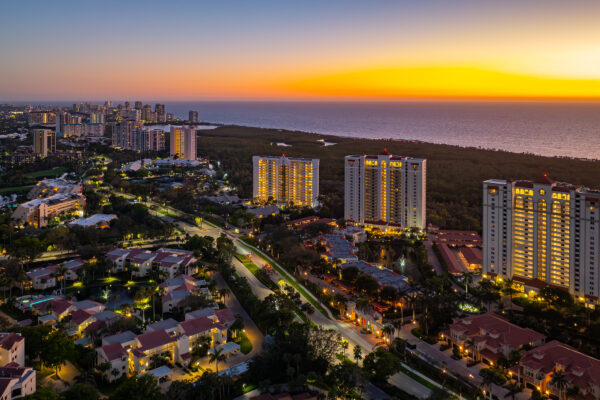Pelican Bay Naples Aerial Stock Photography-9