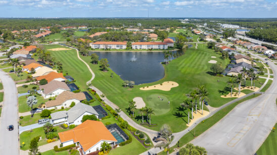 Royal Wood Golf Naples Aerial Stock Photography-5