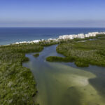 Barefoot Beach Bonita from Bay Forest Naples Aerial Stock Photography-2