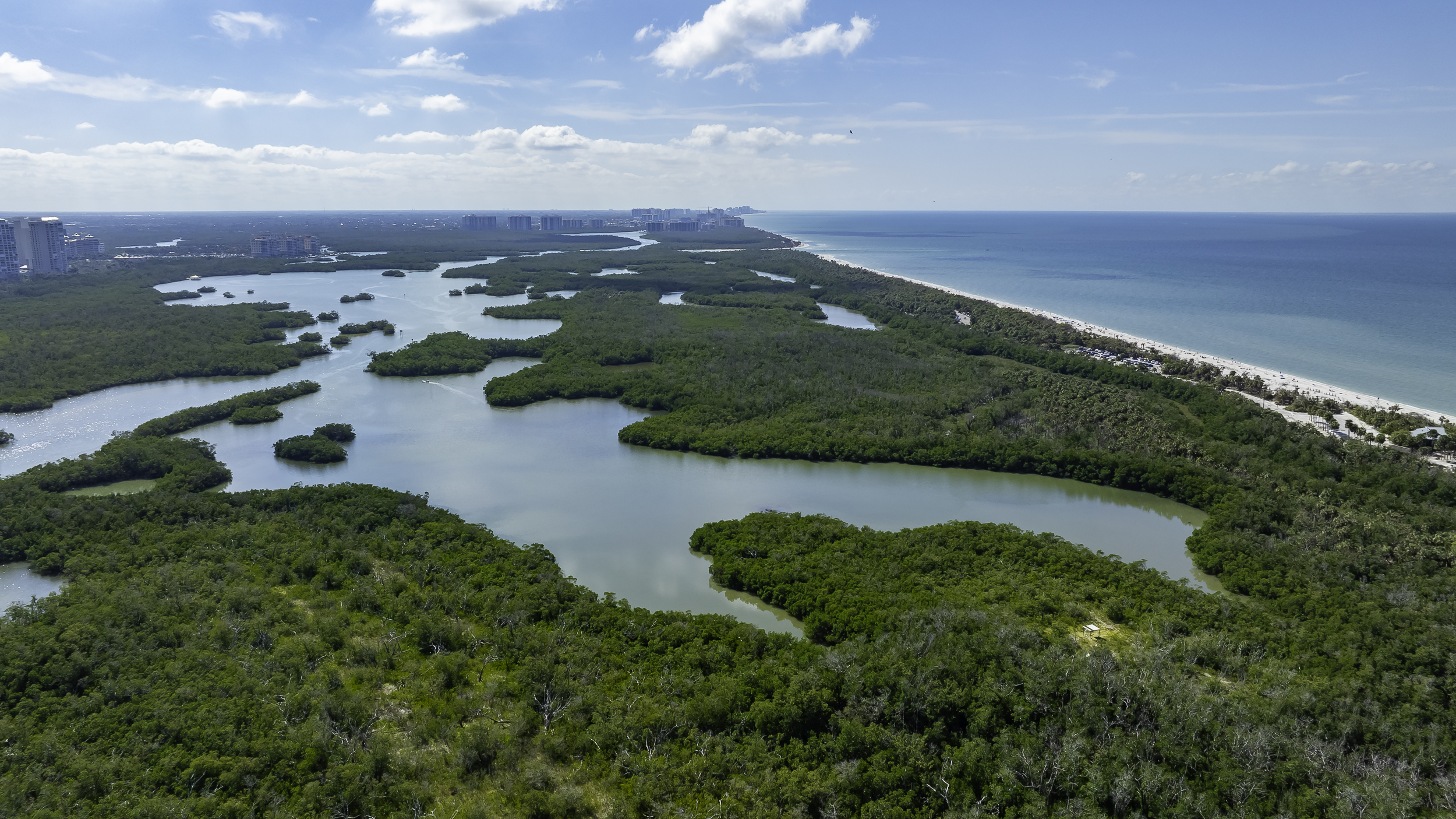 Barefoot Beach Bonita from Bay Forest Naples Aerial Stock Photography-4